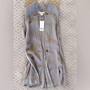 NWT Bar III Sleeveless Vest Sheer Top